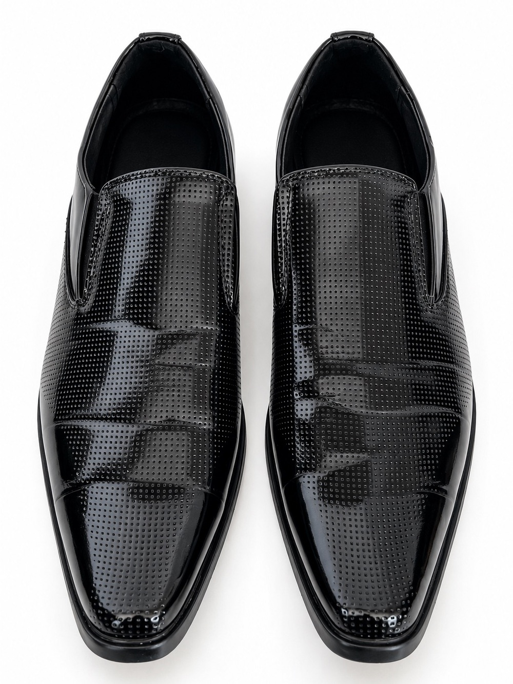 Ducati Men’s Patent Dress Loafers Black Size 8 Star Trek Screen Worn